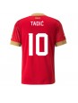 Serbien Dusan Tadic #10 Heimtrikot WM 2022 Kurzarm